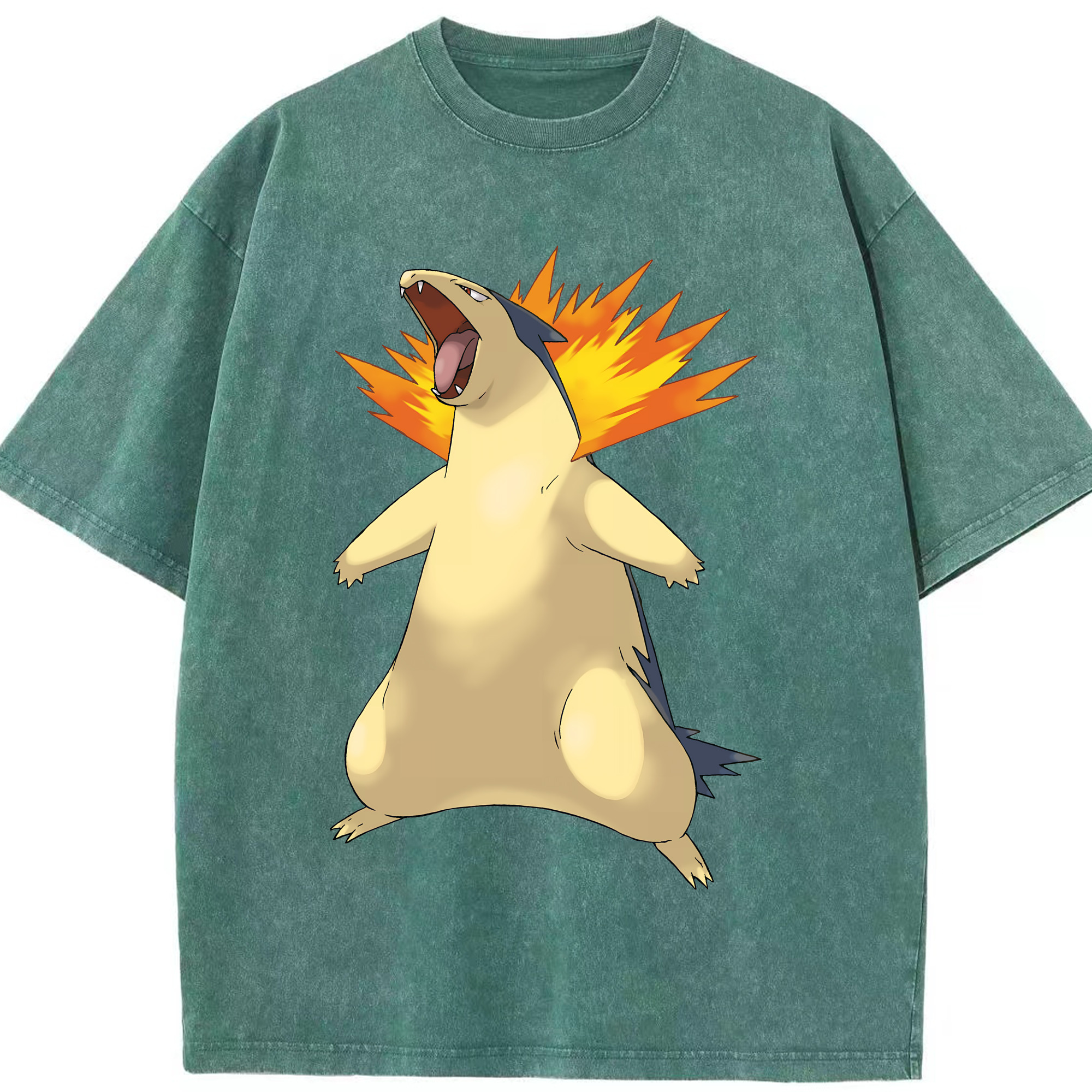 （画像用） ポケットモンスター Pokémon 綿100% ヴィンテージ風 半袖Tシャツ（フロントプリント）